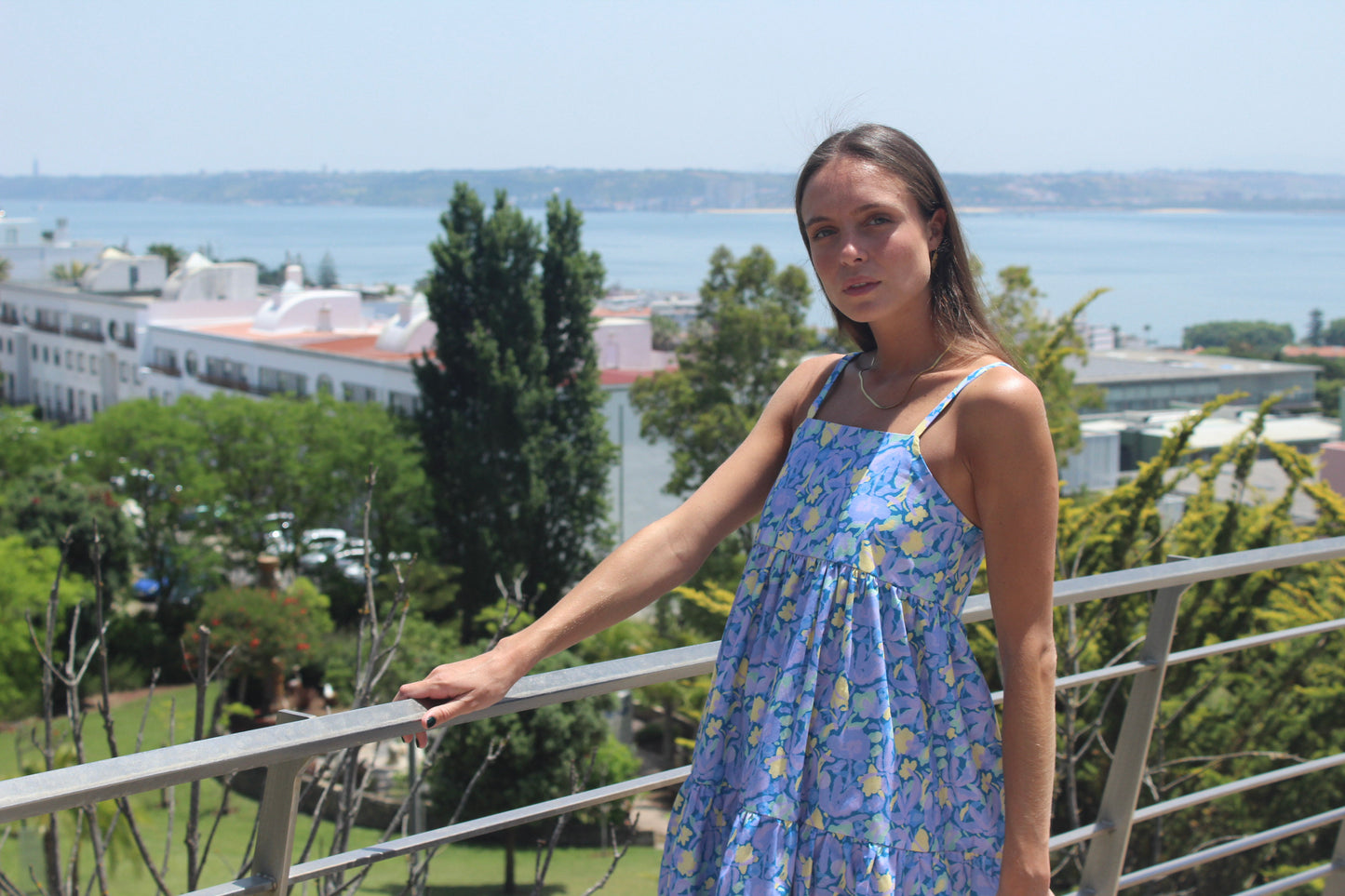 BLUE GARDEN DRESS