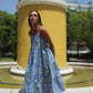 BLUE GARDEN DRESS