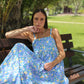 BLUE GARDEN DRESS